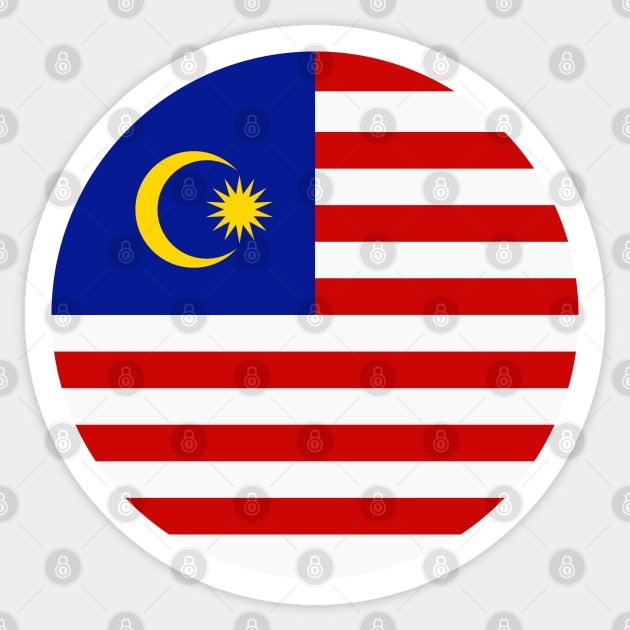 Malaysia Flag Sticker by TinPis